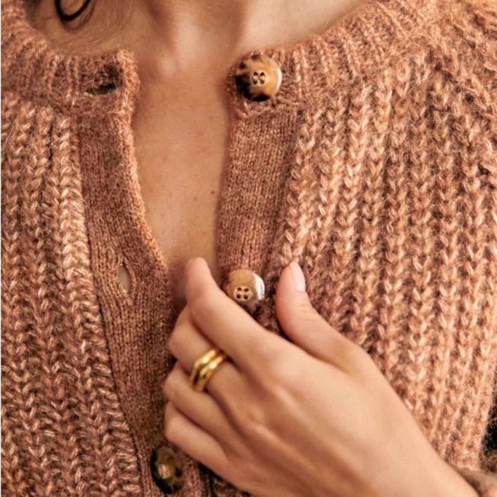 NWOT Sezane Emile Cardigan - Picture 4 of 11